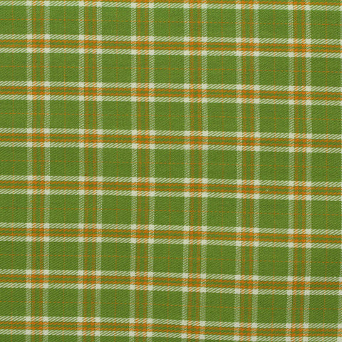 Green Plaid Twill, Cotton, 145 cm, ref EF-206476