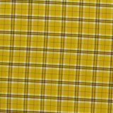 Yellow Plaid Twill, Cotton