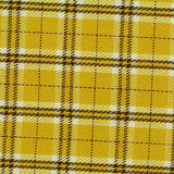 Yellow Plaid Twill, Cotton — texture