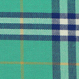 Teal Plaid Twill, Cotton — texture