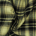 Black Plaid Twill, Cotton, 145 cm, ref EF-206504