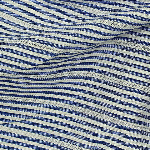 Blue Stripe Woven, Cotton