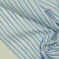 Blue Stripes Woven, Cotton, 95 gsm