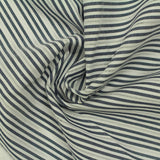 Navy Horizontal-Stripe Woven, Cotton