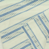 Blue Horizontal-Stripe Woven, Cotton