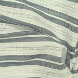 Blue Horizontal-Stripe Woven, Cotton