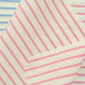Pink Diagonal-Stripe Poplin, Cotton