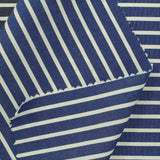Blue Stripes Poplin, Cotton