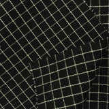 White Check Woven, Cotton-Poly