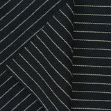 White Pinstripes Woven, Cotton-Poly