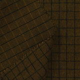 Black Check Twill, Cotton-Poly