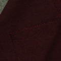 Dark Red Marl Twill, Cotton-Poly