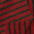 Striped 100% Cotton Woven Fabric, 145 cm — Red
