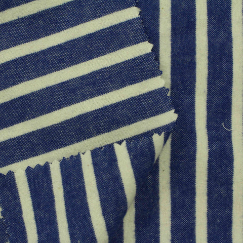 Blue Stripes Woven, Cotton