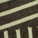 Dark Brown Stripe Woven, Cotton — texture