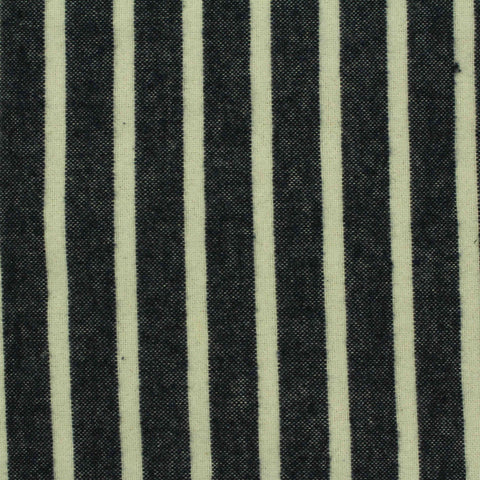 Navy Vertical-Stripe Woven, Cotton