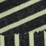 Navy Vertical-Stripe Woven, Cotton — texture