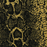 Black Snakeskin Interlock Knit, Polyester
