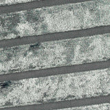 Teal Stripes Velvet, Polyester — texture