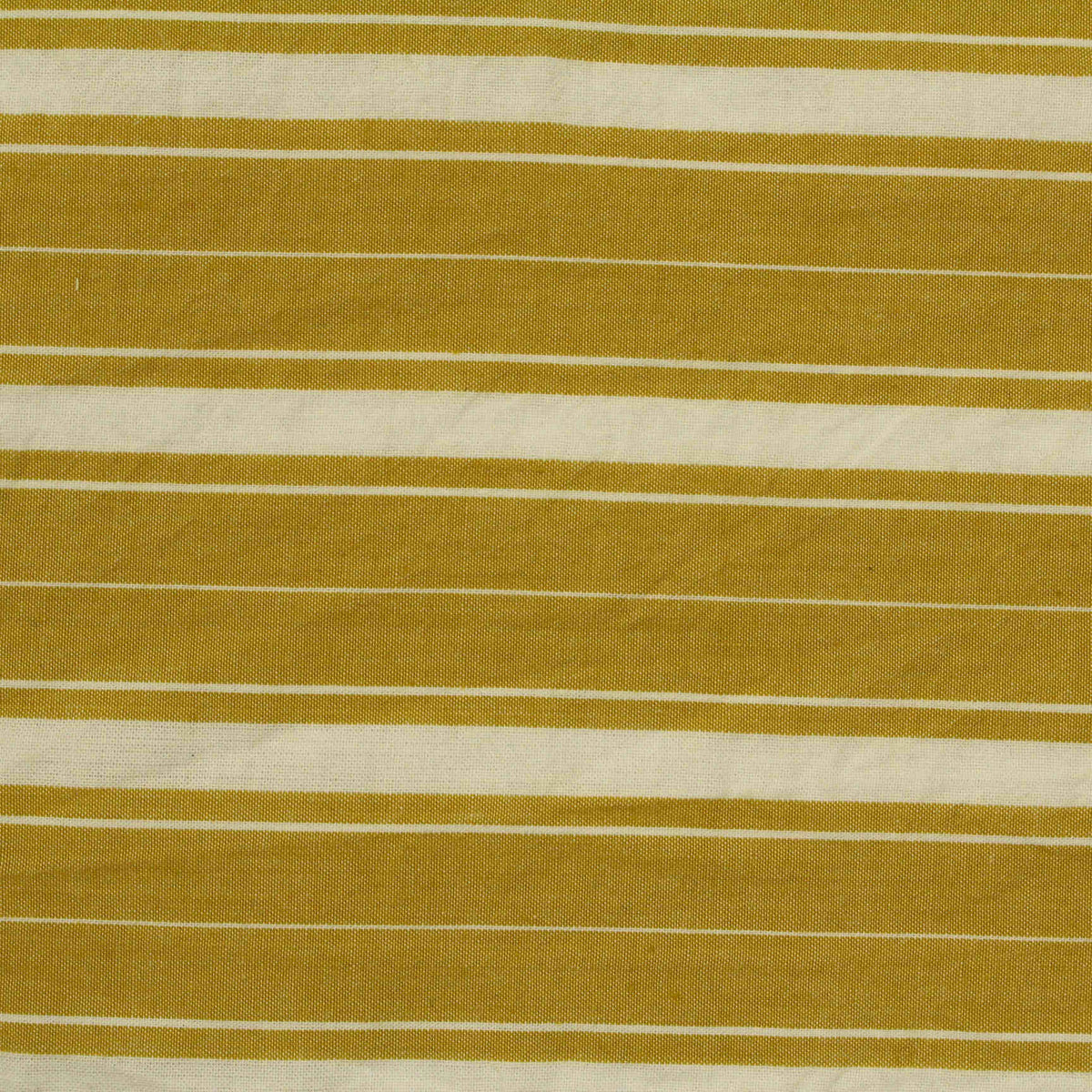 Mustard Horizontal-Stripe Woven, Cotton