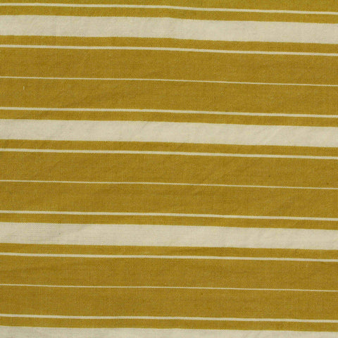 Mustard Horizontal-Stripe Woven, Cotton