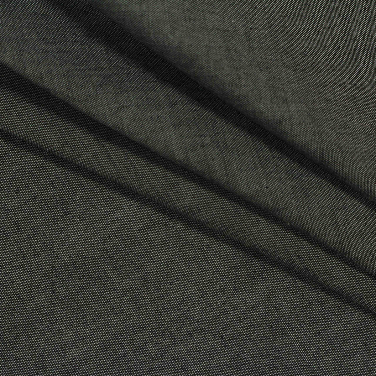Dark Grey Marl Chambray, Cotton, 118 gsm, 145 cm, ref EF-206605