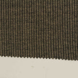 Polyester Viscose Stretch Rib Knit Fabric, 250 gsm, 147 cm — Brown