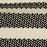 Black Chevron Jacquard, Polyester