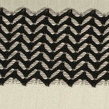 Black Chevron Jacquard, Polyester — texture