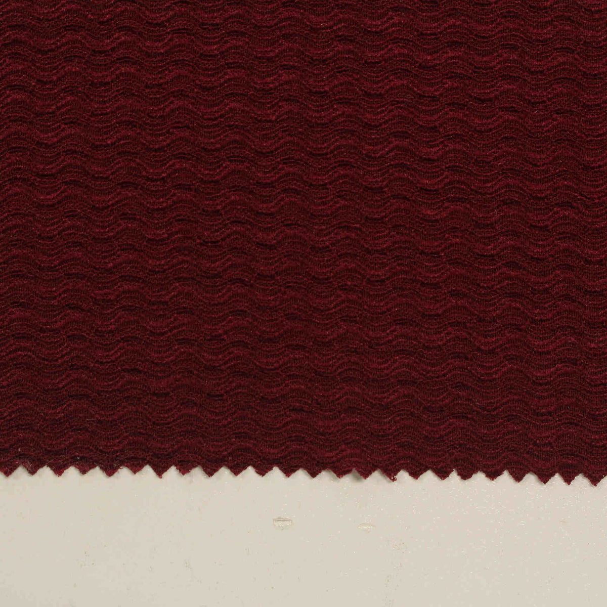 Burgundy Tone-on-Tone Crepe, Polyester