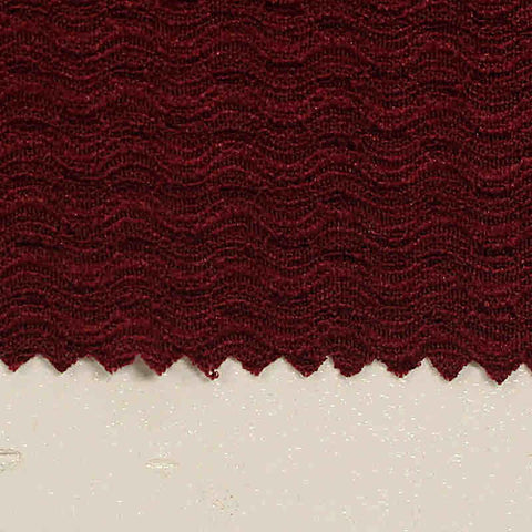 Burgundy Tone-on-Tone Crepe, Polyester