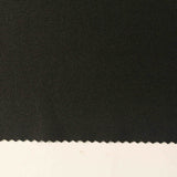 Polyester Stretch Milk Silk Knit Fabric, 238 gsm, 155 cm — Black