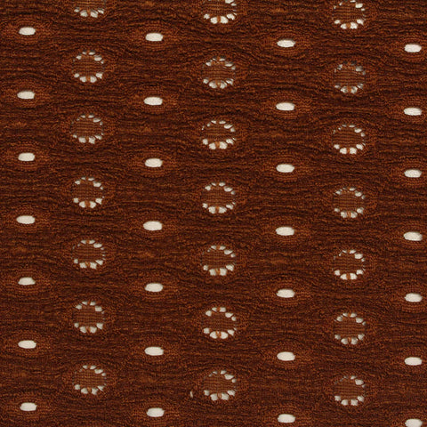 Brown Openwork Jacquard, Polyester