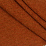 Brushed Polyester Stretch Rib Knit Fabric, 230 gsm, 160 cm — Red