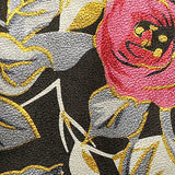 Pink Roses Milk Silk Knit — texture