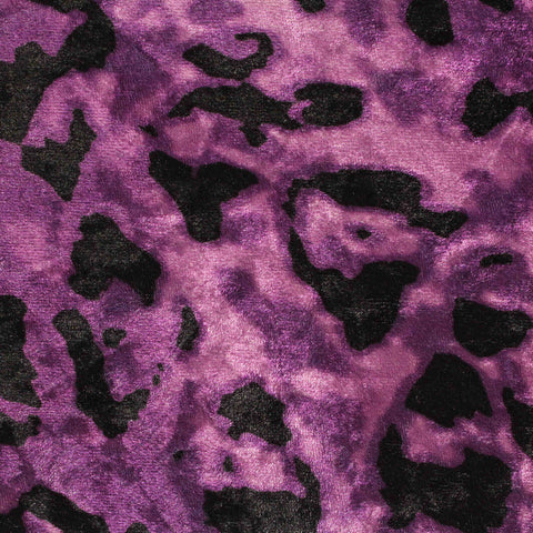 Black Leopard Knit, Polyester, 230 gsm, 150 cm, ref EF-206671