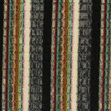 Black Vertical-Stripe Rib Knit, Poly-Viscose