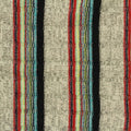 Black Vertical-Stripe Rib Knit, Poly-Viscose, 200 gsm