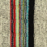 Black Vertical-Stripe Rib Knit, Poly-Viscose — texture