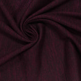 Deep Burgundy Marl Jersey Knit, Viscose-Poly