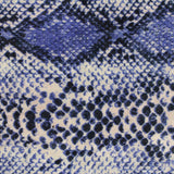 Blue Snakeskin Knit, Polyester
