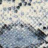Blue Snakeskin Knit, Polyester — texture