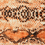 Orange Snakeskin Knit, Polyester