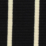 Black Vertical-Stripe Rib Knit, Cotton-Viscose — texture