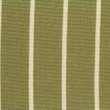 Green Vertical-Stripe Rib Knit, Cotton-Viscose