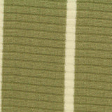 Green Vertical-Stripe Rib Knit, Cotton-Viscose — texture