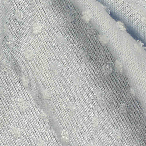 White Dots French Terry, Poly-Viscose, 220 gsm