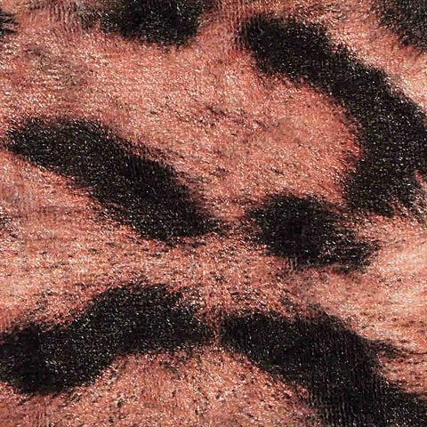 Pink Leopard Knit, Polyester, 241 gsm