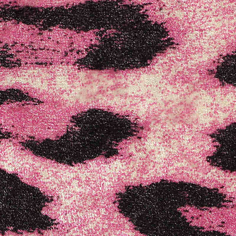 Black Leopard Knit, Polyester