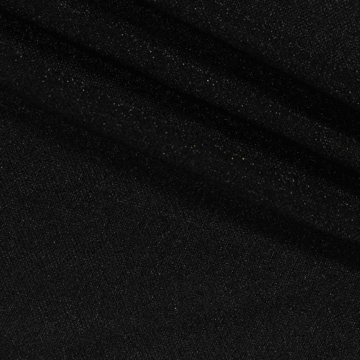 Black Marl Interlock Knit, Poly-Metallic